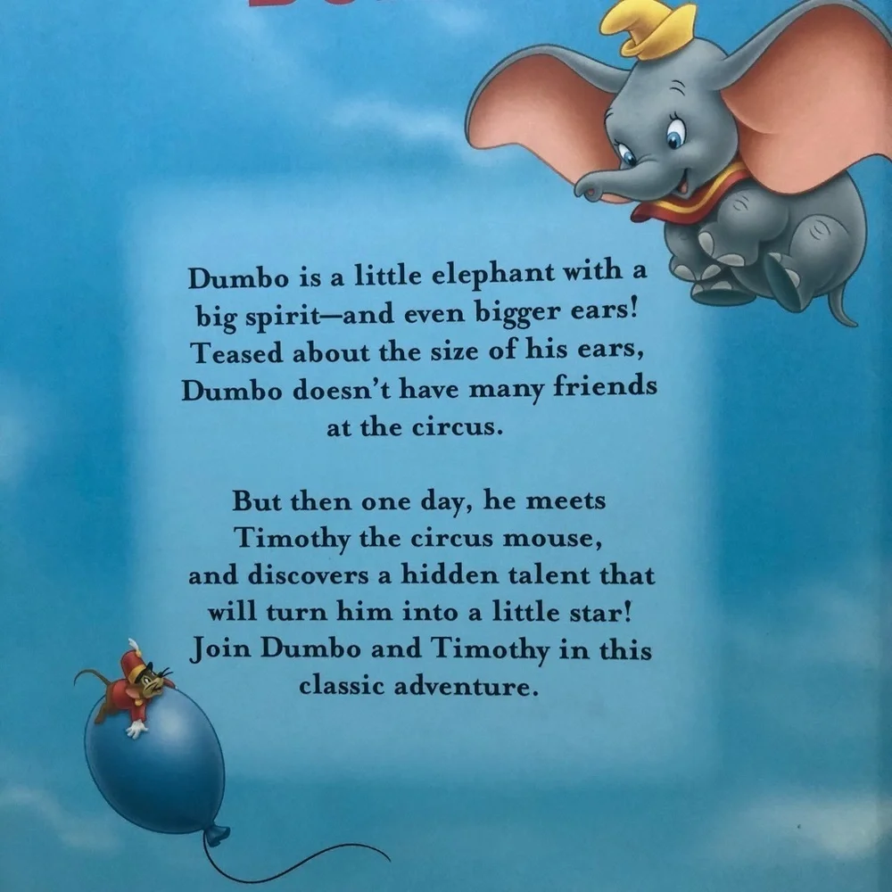 Disney “dumbo” hardback